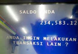 Foto Saldo Atm Ratusan Juta